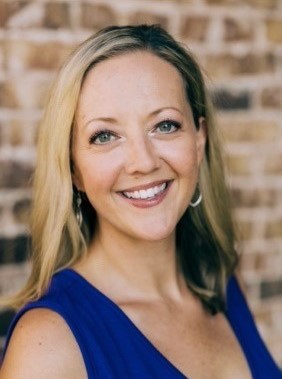 Headshot of Ali Duffy, a white woman with blond hair.